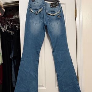 Miss Me Medium Blue Flare Jeans